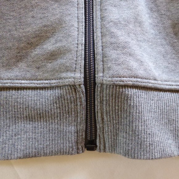 PUMA BRAND MENS GRAY WITH BLACK LONG SLEEVE TRACK JACKET WITH FULL ZIPPER L NEW - Picture 7 of 13